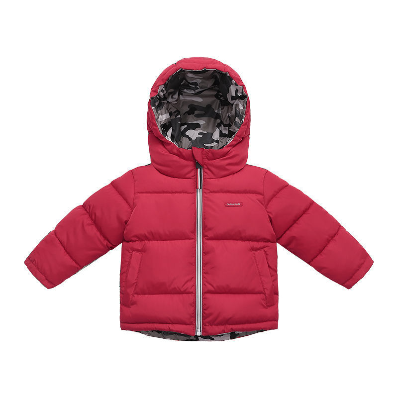 Middle And Small Children Wear Double-sided Padded Winter Jackets