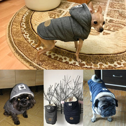 Winter Warm Pet Dog Hooded Coat