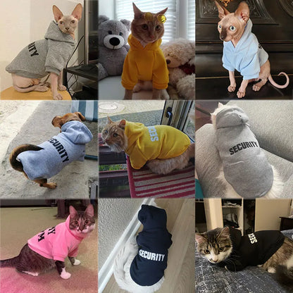 Security Cat Clothes- Pet Cat Coats