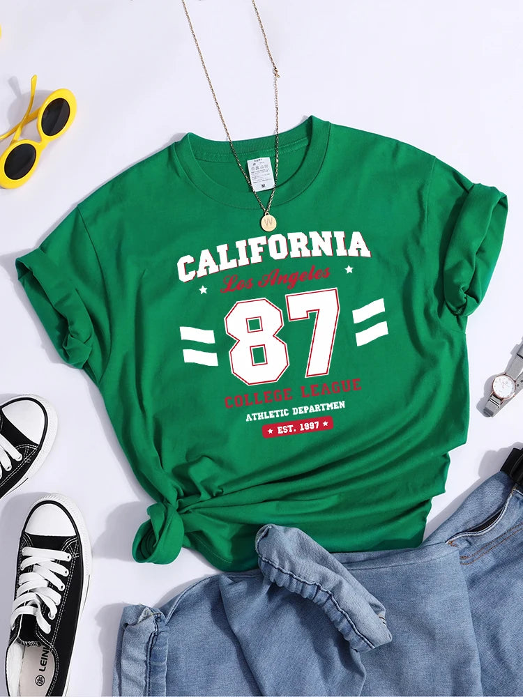 Los Angeles, California Est.1997 Street Letter T-Shirt