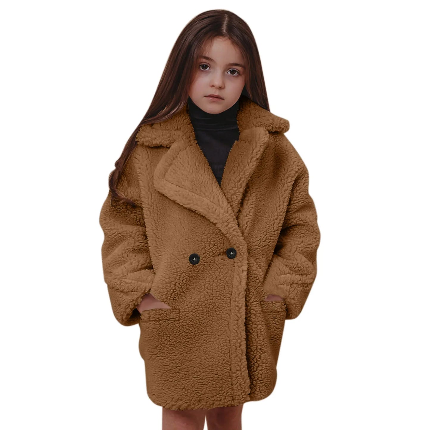 Girl's Faux Fur Winter Coats
