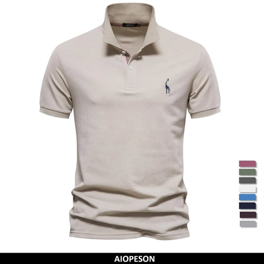 AIOPESON Brand Men's Polo Shirts
