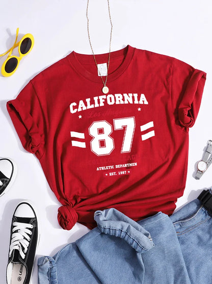 Los Angeles, California Est.1997 Street Letter T-Shirt