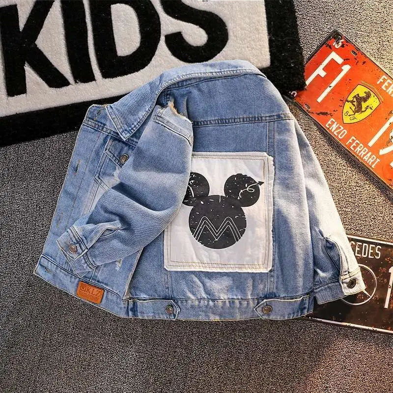 Mickey Denim Jacket Fashion Coats