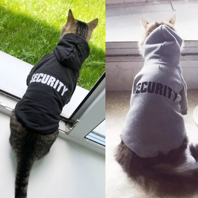 Security Cat Clothes- Pet Cat Coats